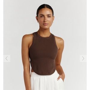 Lola chocolate knit top